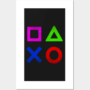 Controller Buttons Posters and Art